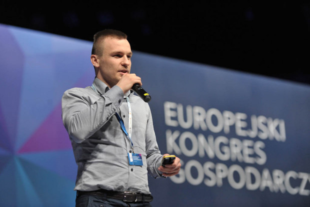 Paweł Sieczkiewicz podczas European Start-up Days; FOT. PTWP Zdalne konsultacje lekarskie przyczynią się do skrócenia kolejek