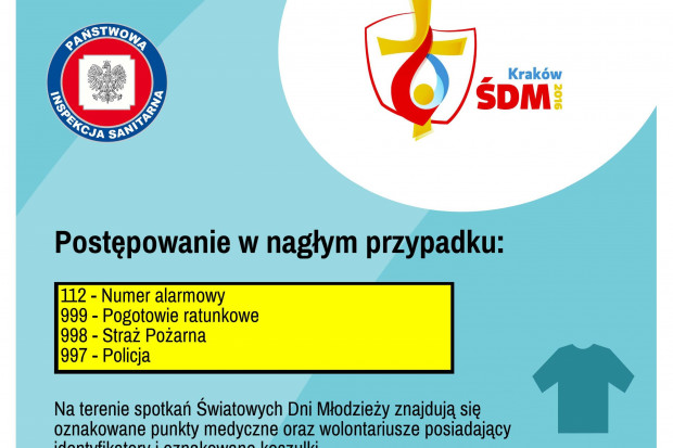 Ulotki przygotowane przez GIS są dostępne w ośmiu wersjach językowych. Fot. Materiały prasowe GIS: ulotki na Światowe Dni Młodzieży, w ośmiu językach