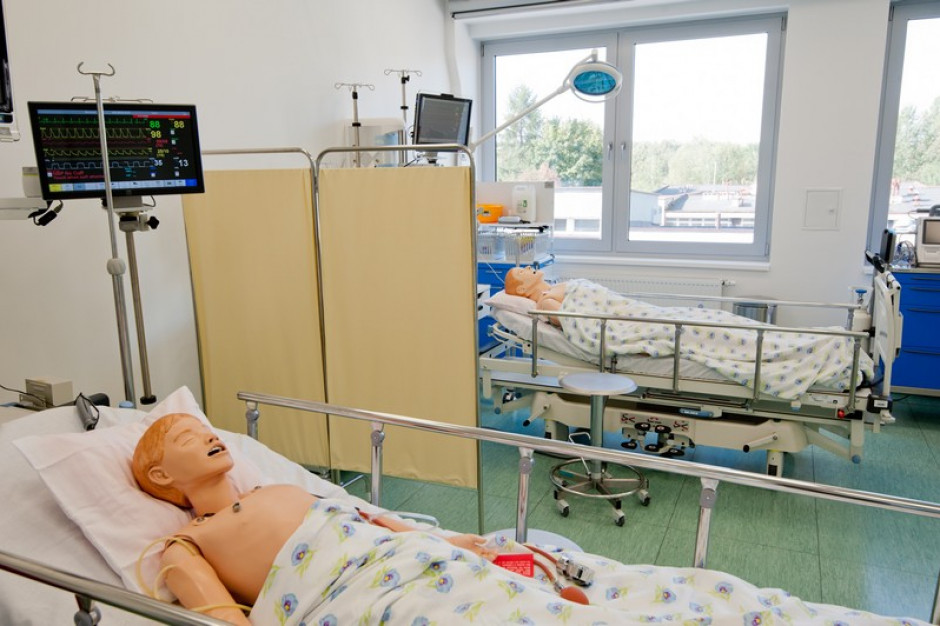 Na zdjęciu: Centrum Dydaktyki i Symulacji Medycznej SUM Fot. Śląski Uniwersytet Medyczny Zielona Góra: centrum symulacji dla studentów pielęgniarstwa już otwarte