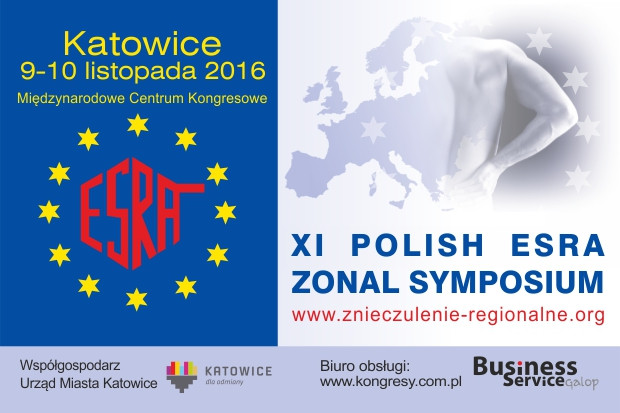Katowice: XI Międzynarodowe Sympozjum Anestezji Regionalnej