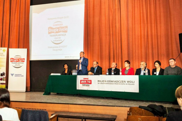 Goście konferencji prasowej inaugurującej kampanie Drugie życie. Fot. Materiały prasowy W Poznaniu zainaugurowano 9. edycję kampanii społecznej "Drugie życie"