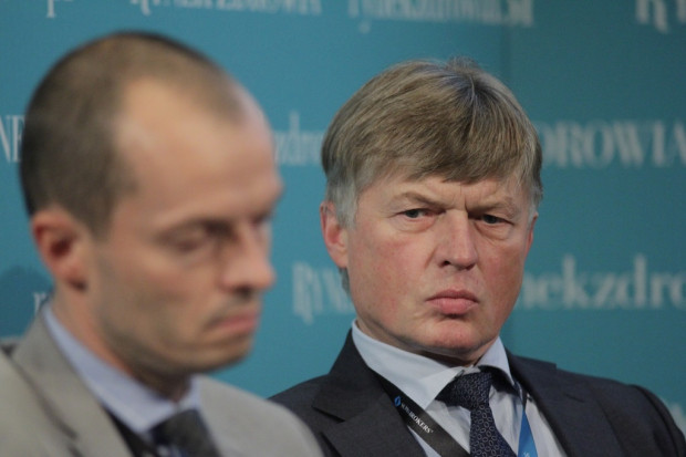 - Nie ma już takiego pojęcia jak informatyka dla opieki zdrowotnej. Te pojęcia się zrosły, opieka zdrowotna ma w sobie informatykę - mówił wiceprezes Krzysztof Groyecki. Fot. PTWP Wiceprezes Asseco: oczekiwania wobec dostawców są dużo większe