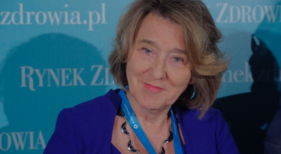 Prof. Ryszarda Chazan; FOT. PTWP Prof. Ryszarda Chazan: współpłacenie przez pacjentów za świadczenia medyczne jest nieuchronne