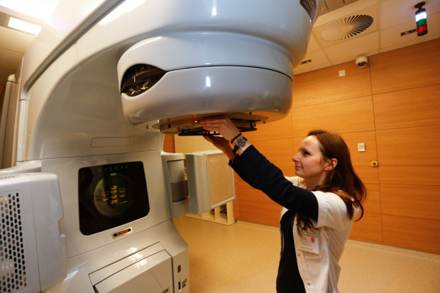 Pierwsi pacjenci włocławskiego zakładu radioterapii zostali przyjęci w pierwszej dekadzie listopada. Fot. Mikołaj Kuras dla UMWKP Włocławek: zakład radioterapii już przyjmuje pacjentów
