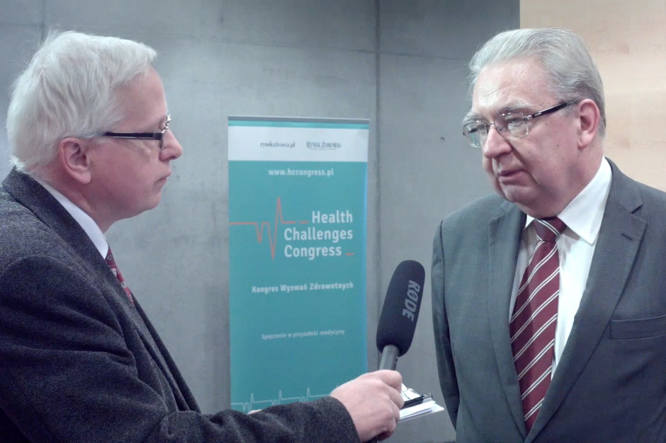 Prof. Eugeniusz Kucharz - prezes Polskiego Towarzystwa Reumatologicznego. Fot. PTWP HCC 2017: Telemedycyna - to już coś zdecydowanie więcej niż gadżety