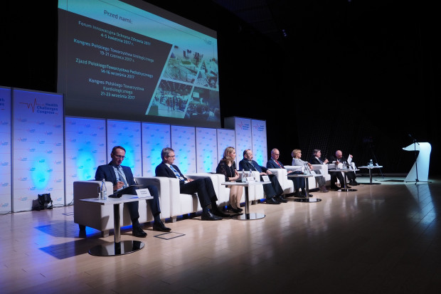 Na zdj. sesja inauguracyjna podczas II Kongresu Wyzwań Zdrowotnych w Katowicach (9-11 marca) Emocjonujące dyskusje pierwszego dnia II Kongresu Wyzwań Zdrowotnych (wideo)