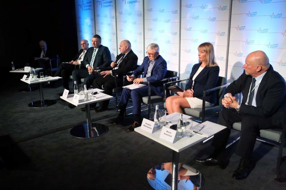 Podczas sesji HCC "Zdrowy szpital cz. I". Fot. PTWP Sieć szpitali: hit czy klapa? Ekspert założył się o skrzynki jabłek