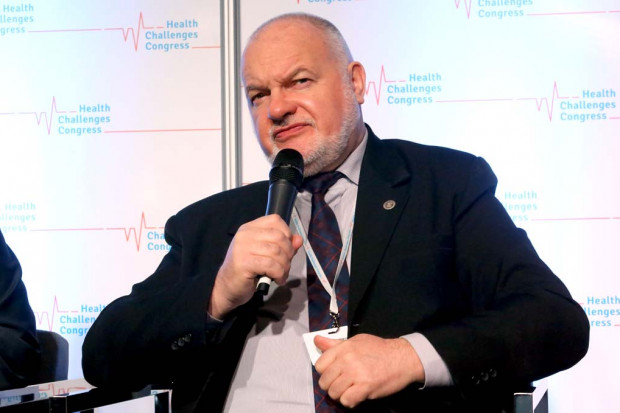 Prezes Jacyna uspokajał podczas konferencji środowisko kardiologów interwencyjnych Fot. PTWP Andrzej Jacyna: sieć szpitali nie zmniejszy liczby ośrodków kardiologii interwencyjnej