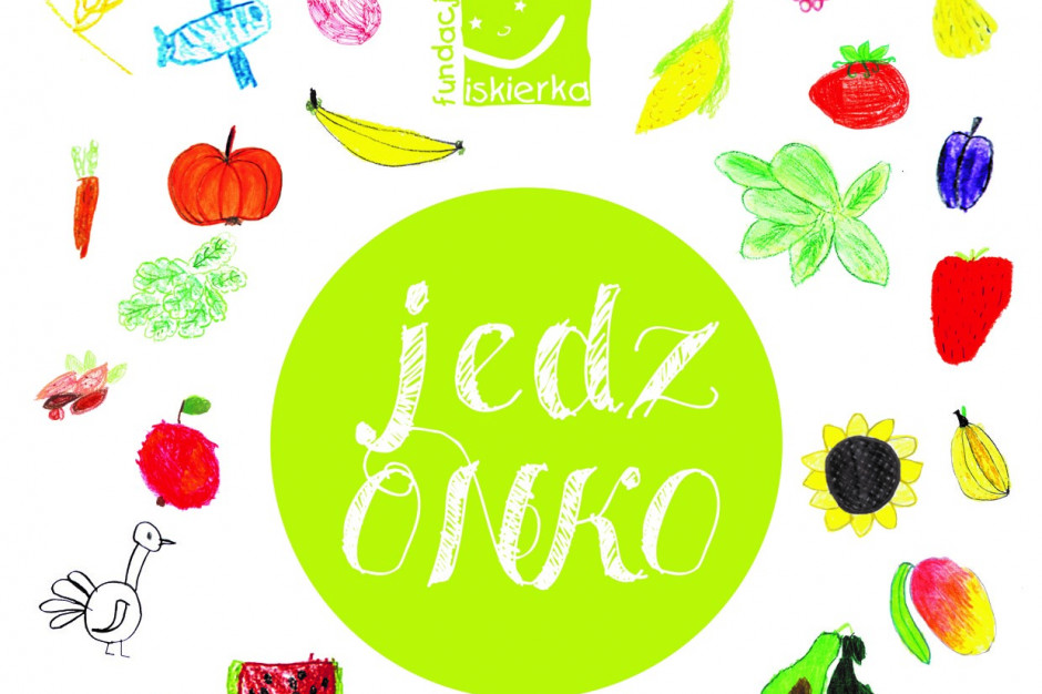Fragment okładki poradnika kulinarnego "JedzONKO". Fot. Materiały prasowe Poradnik kulinarny ''JedzONKO'' powstał z myślą o dzieciach chorych na raka
