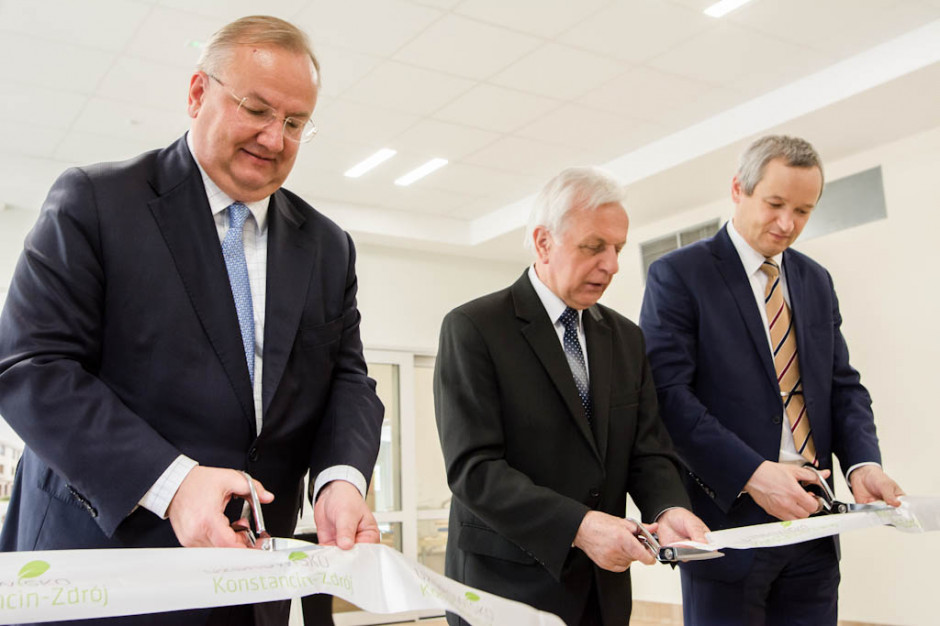 Podczas otwracia nowego ośrodka w Uzdrowisku Konstancin; FOT. Materiały prasowe Konstancin: uzdrowisko otwiera nowy ośrodek rehabilitacyjny