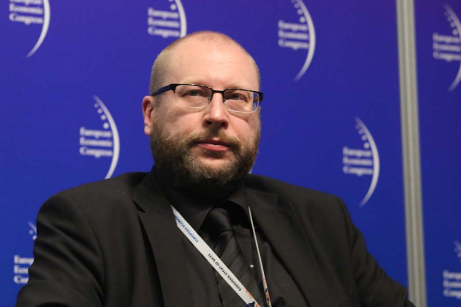 Piotr Nowicki, pełnomocnik ds. restrukturyzacji podmiotów leczniczych i organizacji onkologii klinicznej Warszawskiego Uniwersytetu Medycznego. Fot. PTWP Po połączeniu trzech szpitali powstanie Uniwersyteckie Centrum Kliniczne WUM