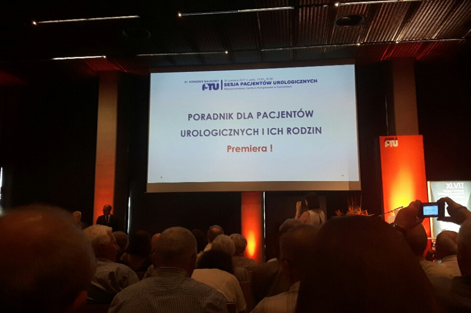 Prezentacja poradnika dla pacjentów urologicznych podczas 47. Kongresu PTU; FOT. PTWP Katowice: premiera poradnika dla pacjentów urologicznych i ich rodzin