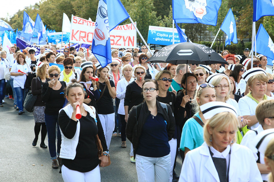 Protest pracowników medycznych, czyli nie chodzi tylko o pieniądze