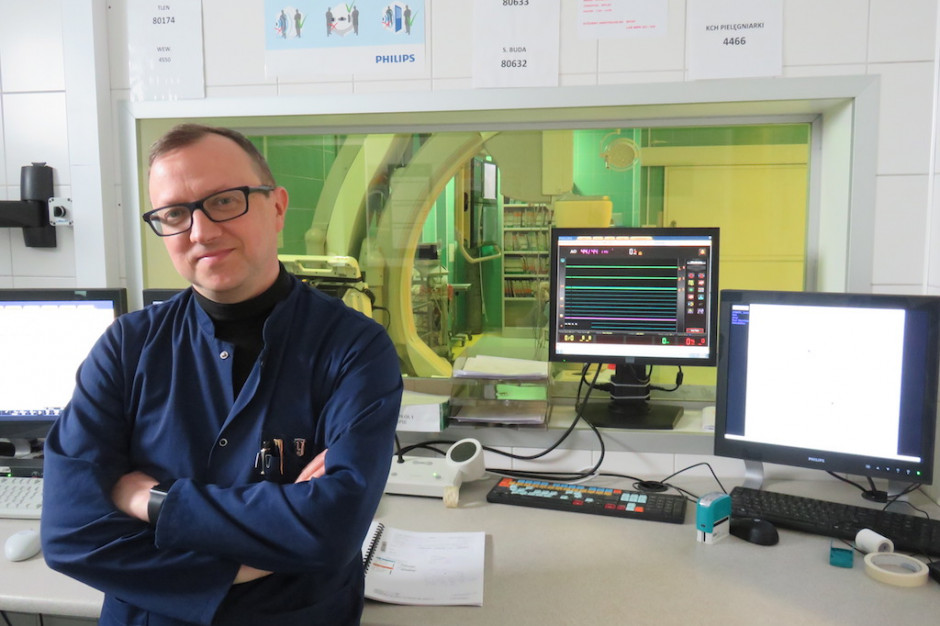 Dr Wojciech Gutkowski Fot. WszZ w Kielcach Kielce: nowe procedury w pracowni hemodynamiki WSzZ