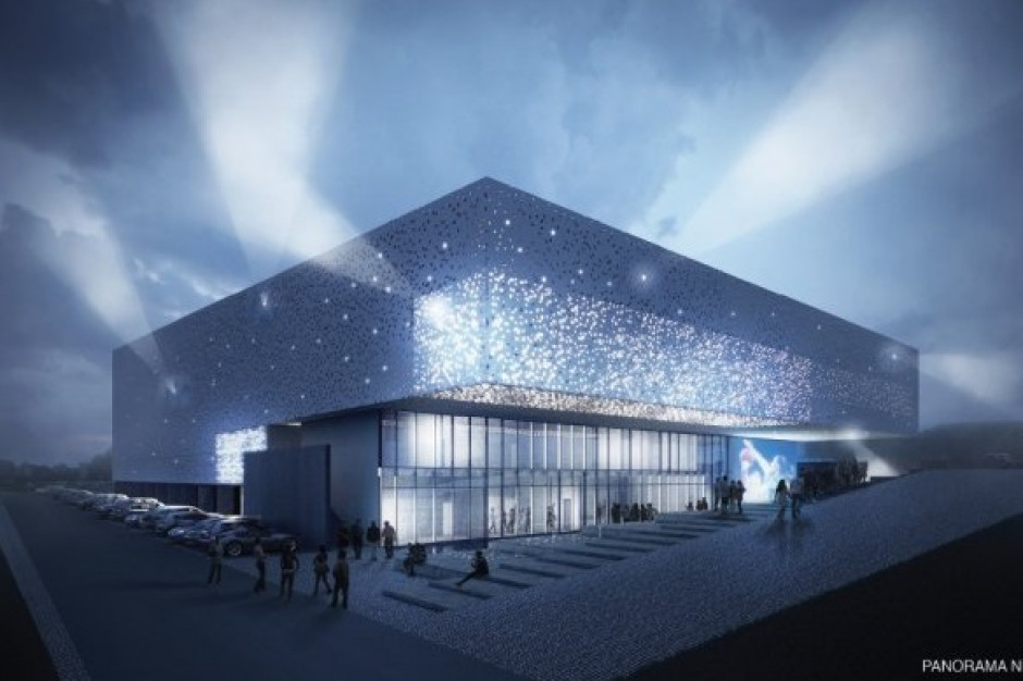 Tak będzie wyglądać Hala Sportowo-Widowiskowa Uniwersytetu Medycznego w Lublinie. Fot. Materiały prasowe Lublin: uczelnia medyczna będzie mieć halę sportowo-widowiskową