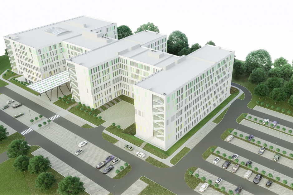 Tak będzie wyglądał nowy szpital dziecięcy w Poznaniu. Fot. Materiały prasowe Poznań: jest zielone światło dla budowy centrum zdrowia dziecka