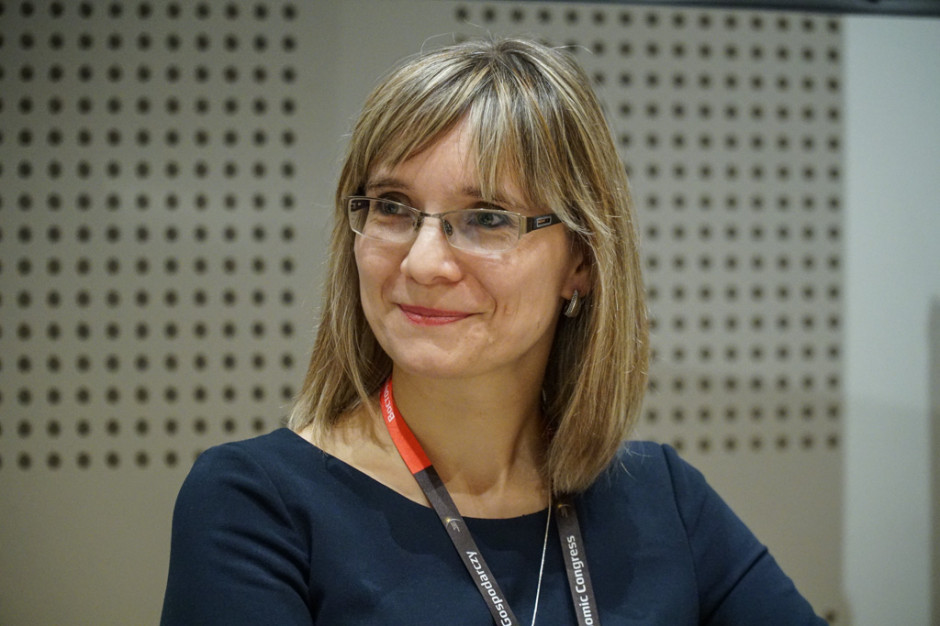 Joanna Szeląg, wiceprezes Podlaskiego Związku Lekarzy Pracodawców Porozumienie Zielonogórskie. Fot. PTWP Wschodni Kongres Gospodarczy: kiedy pilotaż w POZ