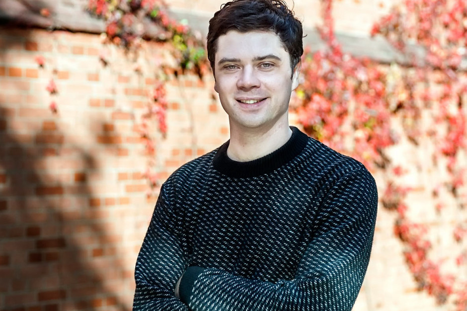 Dominik Stosik, przewodniczący Studenckiego Koła Naukowe Lekarze Przeciwko Wojnie Nuklearnej na Uniwersytecie Medycznym we Wrocławiu; FOT. Tomasz Walów Nobel dla organizacji związanej z Uniwersytetem Medycznym we Wrocławiu