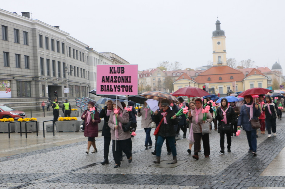 Podczas ubiegłorocznego Marszu Nadziei w Białymstoku; FOT. wrotapodlasia.pl Białystok: przeszedł XIII marsz "Rak to nie wyrok"