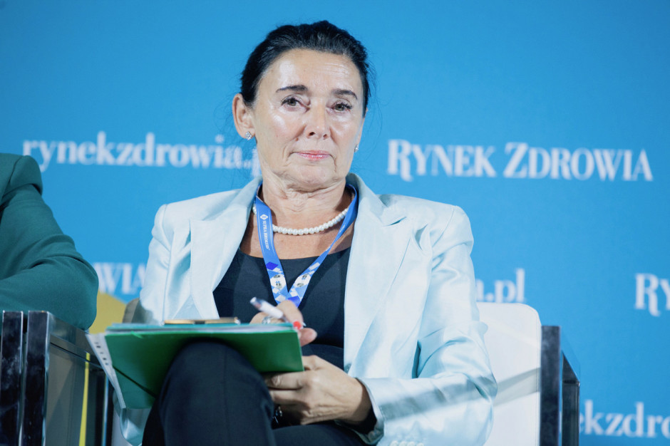 Prof. Alicja Chybicka: - Teraz padło na ten rząd, ale taki jest obowiązek rządu, że jeśli jest problem i coś się wali, to trzeba ten problem rozwiązać. Fot. Paweł Pawłowski Prof. Alicja Chybicka o proteście rezydentów: padło na ten rząd