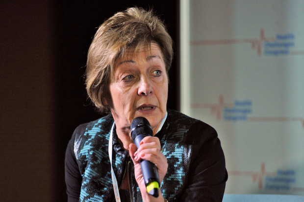 - Nie chcemy wrócić do czasów, że gruźlica była tak powszechna, iż dzieci umierały w pierwszym roku życia - alarmowała prof. Ewa Heliwich. Fot. PTWP Prof. Helwich: decyzje o nieszczepieniu wynikają z niewiedzy