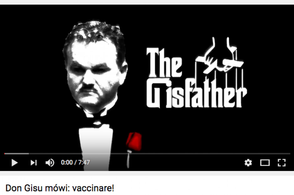 Najnowszy klip GIS-u stylizowany jest na film ''Ojciec chrzestny''. Fot. Archiwum Don Gisu zachęca do szczepień: mam listę tych, którzy chcą nas zabić...