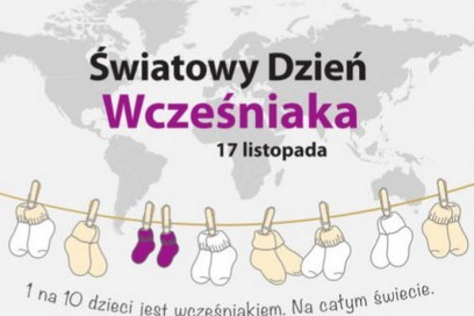 Za wcześniaki uważa się dzieci urodzone przed 37. tygodniem ciąży. Na świecie co roku rodzi się 15 mln wcześniaków. Fot. GCZD Katowice: w tym dniu w GCZD spotkają się rodzice wcześniaków