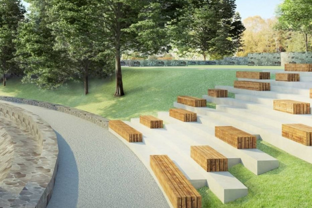 Projekt rewitalizacji uzdrowiska Krynicy-Zdroju. Wizualizacja PM Projekt Krynica-Zdrój: centrum uzdrowiska przejdzie modernizację za 12 mln zł