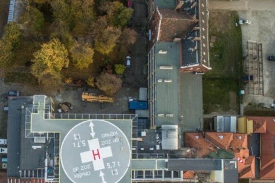 FOT. Starostwo Powiatowe w Kępnie Kępno: szpital ma już lądowisko dla śmigłowców