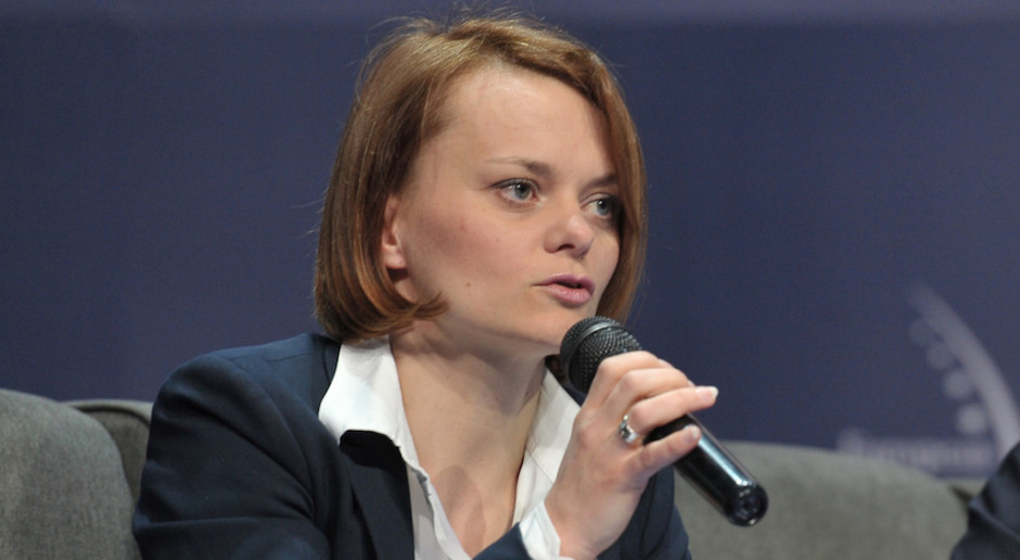 Wicepremier i minister rozwoju Jadwiga Emilewicz; FOT. PTWP Wicepremier: budowa centralnego szpitala w Poznaniu jest ważną inwestycją dla regionu