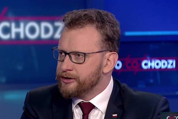 Minister zdrowia Łukasz Szumowski w TVP Info; FOT. TVP Info/PTWP Szumowski: sekretarka medyczna powinna być na każdym oddziale