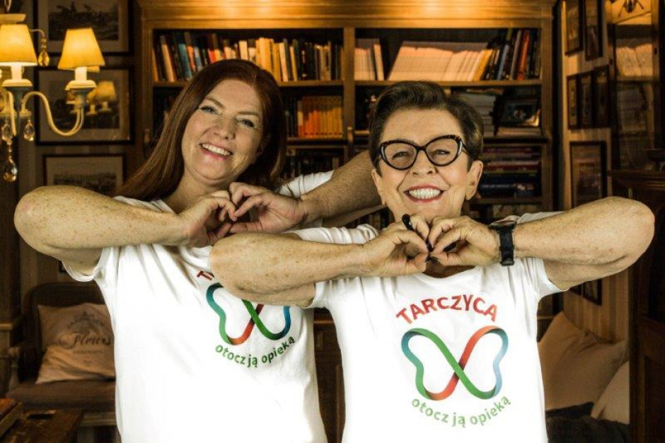 Ambasadorkami akcji „Tarczyca - otocz ją opieką” zostały Katarzyna Dowbor i Elżbieta Kozik. Fot. Materiały prasowe Ruszyła kampania edukacyjna na temat chorób tarczycy