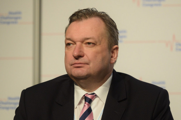 Na zdj. Marek Tombarkiewicz, wiceminister zdrowia w Ministerstwie Zdrowia Tombarkiewicz: do końca 2019 wdrożymy platformę informatyczną w służbie zdrowia