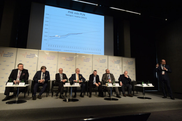 Jak dobrze wydawać pieniądze w ochronie zdrowia? - pytali uczestnicy sesji HCC 2018 ''Rosnące koszty opieki zdrowotnej - jak im sprostać''; FOT. PTWP HCC 2018: w ochronie zdrowia przybywa pieniędzy, ale także wyzwań