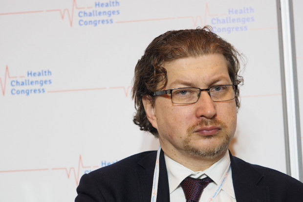 Dr Jacek Sobocki Fot. PTWP Jacek Sobocki: brak rozwiązań systemowych utrudnia leczenie żywieniowe pacjentów