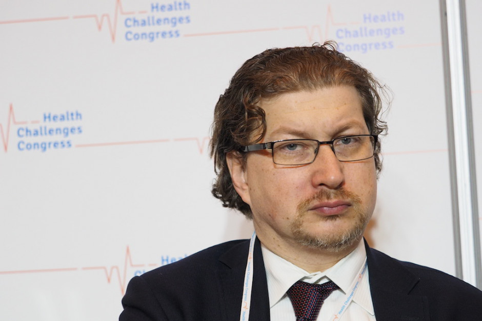 Dr Jacek Sobocki Fot. PTWP Jacek Sobocki: brak rozwiązań systemowych utrudnia leczenie żywieniowe pacjentów