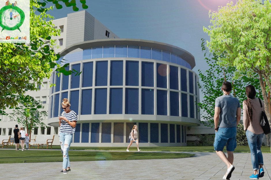 Wizualizacja Kliniki "Budzik" dla dorosłych w Warszawie; FOT. Materiały prasowe Warszawa: podpisany został list intencyjny ws. budowy kliniki "Budzik" dla dorosłych