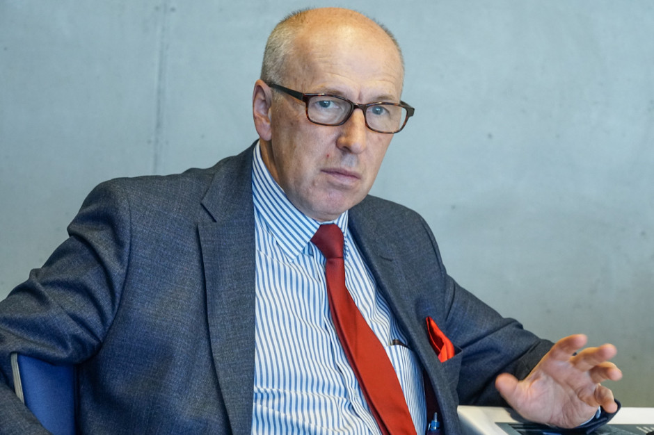 Dr Józef Kurek, dyrektor SP ZOZ Szpitala Wielospecjalistycznego w Jaworznie, prezes Związku Szpitali Powiatowych Województwa Śląskiego. Fot. PTWP/Michał Oleksy. Dr Józef Kurek: rosną płace, leczenie staje się coraz droższe