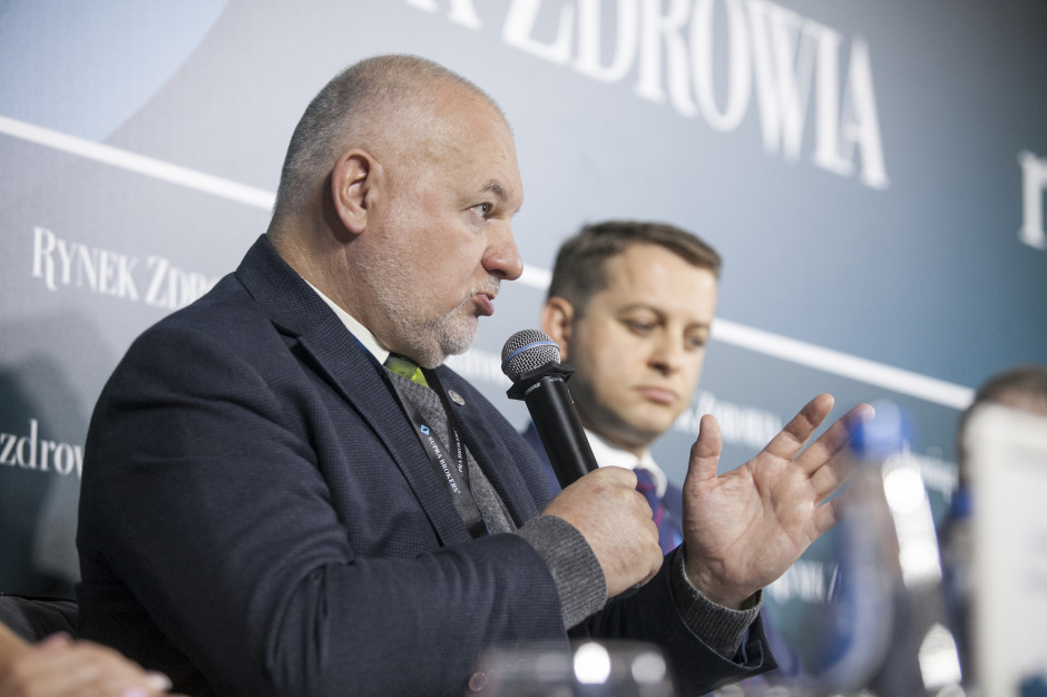 Prezes NFZ Andrzej Jacyna: - Zawnioskowałem, żeby wskaźniki przeliczyć jeszcze raz i dostosować przychody NFZ do prawdopodobnych wpływów ze składki jakich można oczekiwać. Fot. PTWP/Paweł Pawłowski Jacyna: mówiąc o pieniądzach na podwyżki wynagrodzeń, mówmy o faktach