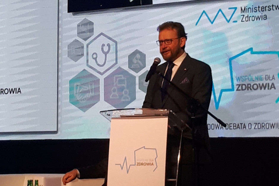 Minister zdrowia prof. Łukasz Szumowski Fot. PTWP Minister Szumowski: debata "Wspólnie dla zdrowia" ważna dla opracowania długoterminowych zmian