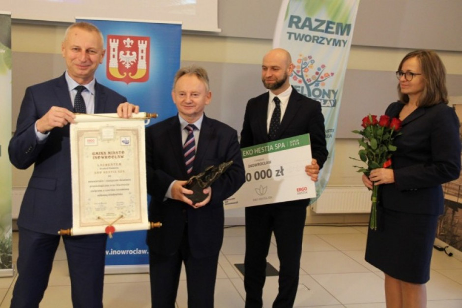 Inowrocław laureatem konkursu Eko Hestia SPA. Fot. UM Inowrocław Inowrocław wygrał wśród uzdrowisk, dostał 100 tys. zł