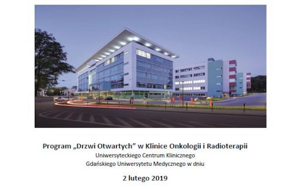 2 lutego obchodzony jest Światowy Dzień Walki z Rakiem Fot. GUMed Gdańsk: dzień "otwartych drzwi" w Klinice Onkologii i Radioterapii GUMed
