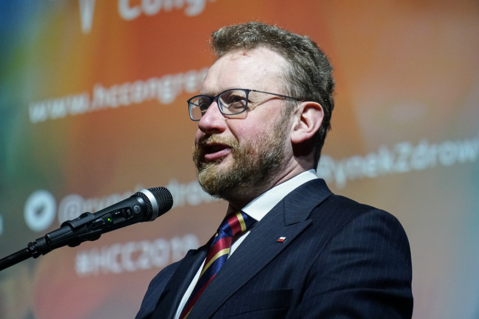 - Wiemy, że system opieki długoterminowej w Polsce wymaga zdecydowanie poprawy - mówił minister zdrowia Łukasz Szumowski 7 marca w Katowicach. Fot. Michał Oleksy/PTWP Szumowski na Kongresie Wyzwań Zdrowotnych: zdrowie jest i pozostanie wyzwaniem nieustającym