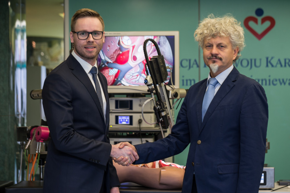 W czwartek (7 marca) została podpisana umowa komercjalizacyjna robota z polską firmą Meden-Inmed sp. z o.o. z Koszalina. Fot. Mariusz Jakubowski Podpisano umowę ws. komercjalizacji robota Robin Heart