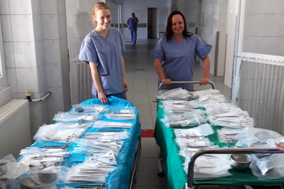 Szpital zwraca uwagę, że to już kolejna darowizna od firmy Expondo. Fot. mat. prasowe szpitala Zielona Góra: szpital otrzymał od darczyńcy narzędzia chirurgiczne dla bloku operacyjnego