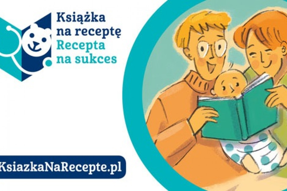 Fragment plakatu ''Książka na receptę. Recepta na sukces''. Fot. Materiały prasowe Lekarze zalecają czytanie: ''Książka na receptę. Recepta na sukces''