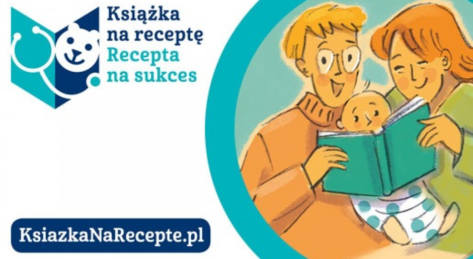 Fragment plakatu ''Książka na receptę. Recepta na sukces''. Fot. Materiały prasowe Lekarze zalecają czytanie: ''Książka na receptę. Recepta na sukces''