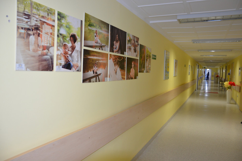 Odcinek położniczy wyremontowany w 2014 r. Fot. Megrez Tychy: rok na remont porodówki i neonatologii