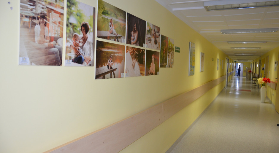 Odcinek położniczy wyremontowany w 2014 r. Fot. Megrez Tychy: rok na remont porodówki i neonatologii