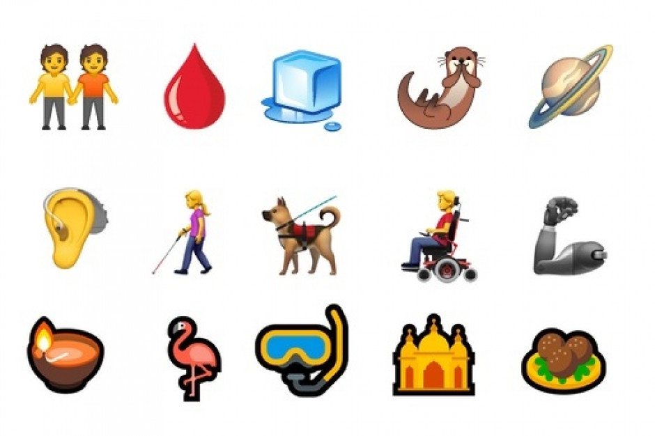 Nowe opcje pomogą wypełnić znaczącą lukę w obecnej klawiaturze emoji. Fot. Emojipedia Nowe emoji reprezentują osoby z niepełnosprawnościami, będą dostępne od jesieni